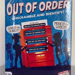 New in plastic. Out of Order Board Game - Red